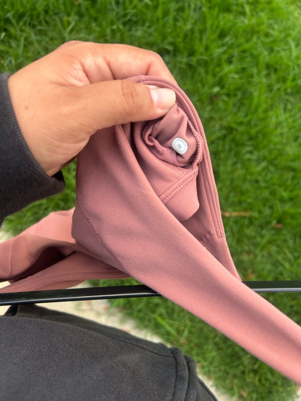 lululemon athletica Mauve Pink Ruched Front Tank Top - Picture 6 of 6